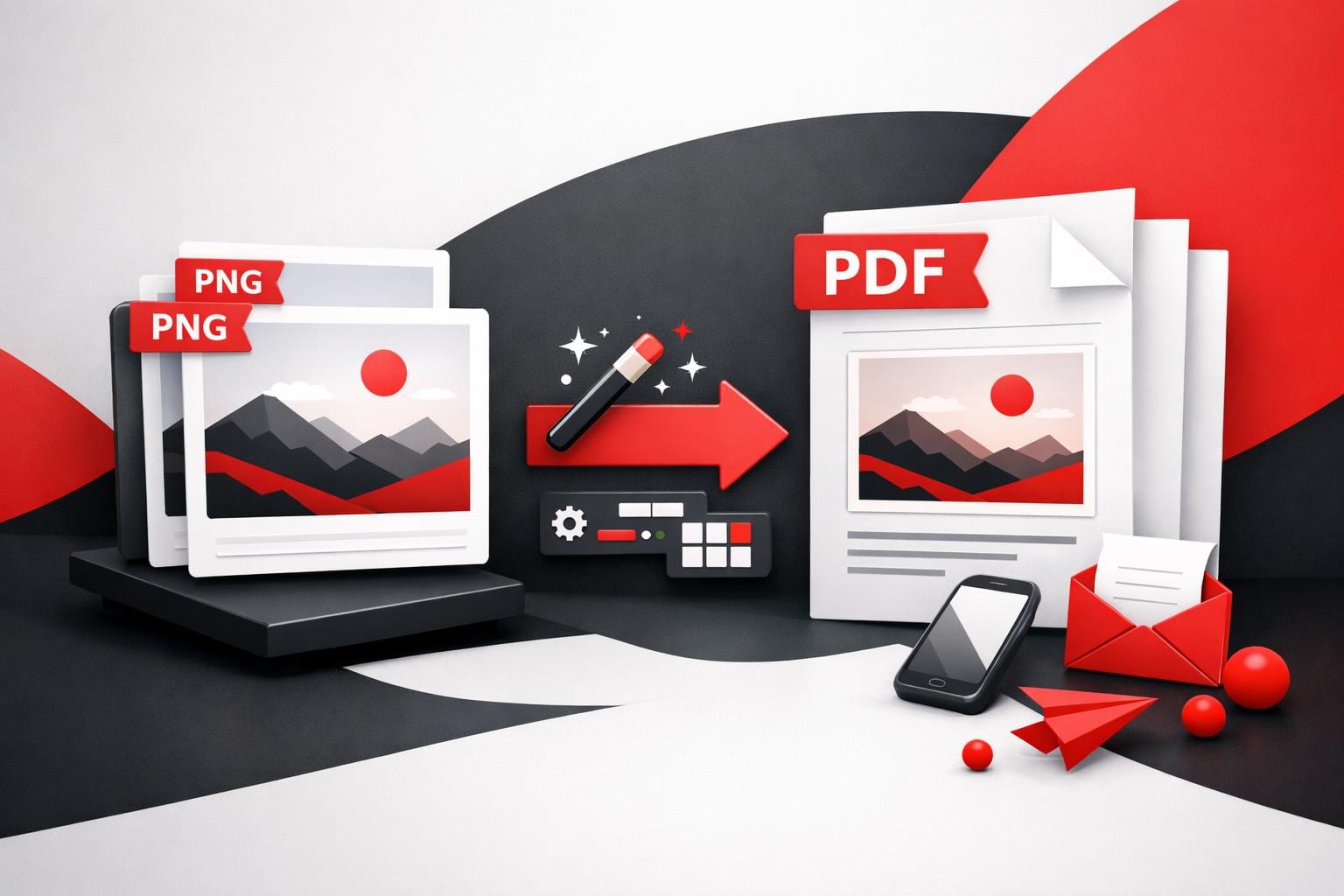 Convert PNG Images to PDF for Easy Sharing